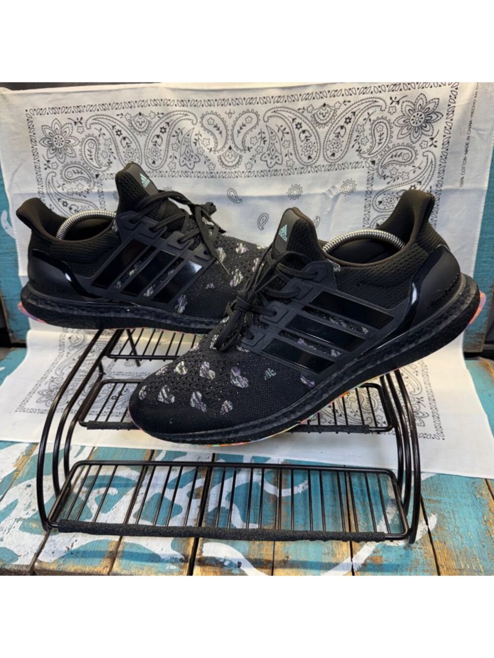 Adidas Ultra Boost 1.0 DNA Men's Size 13 Valentine’s Day Black 2023 HQ6174